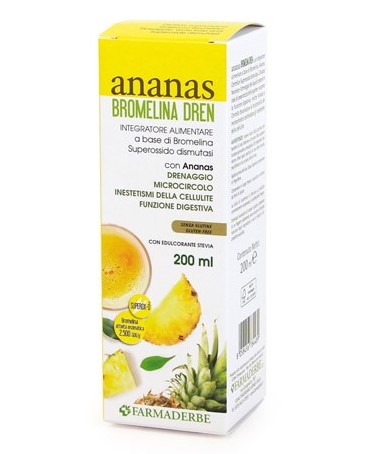 Ananas Bromelina Dren 200ml Farmaderbe